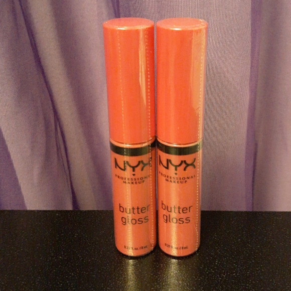 NYX Other - 2 New Nyx Butter Gloss BLG32 Strawberry Cheese Cak
